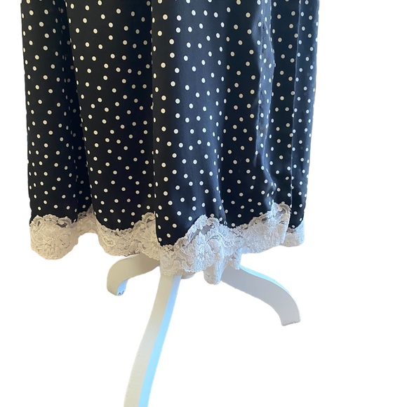 Vintage Victoria’s Secret Gold Label Long Robe with Polka Dots - Picture 6 of 11